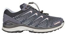 Lowa Wanderschuhe Maddox Low GTX (Multifunktions, Textil/Synthetik, wasserdicht) stahlblau/lachs Damen